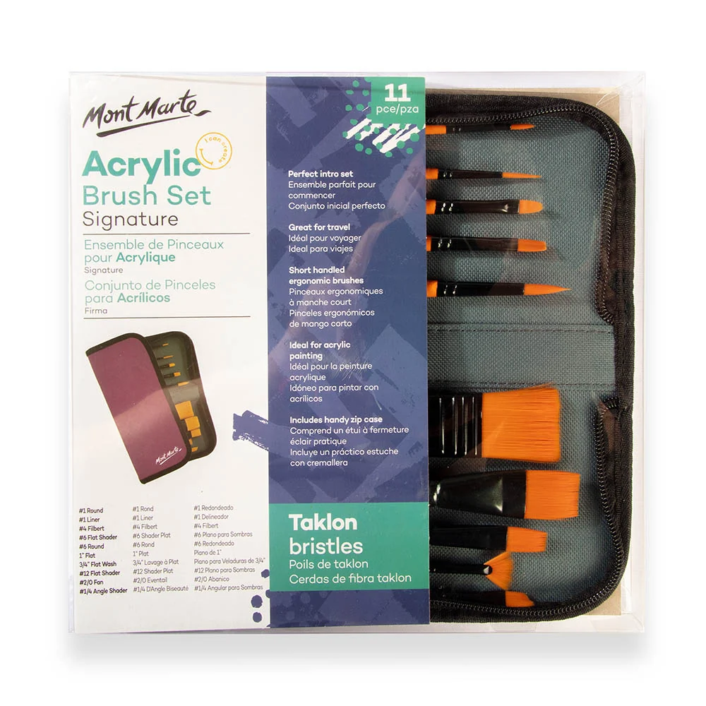 Acrylic Brush Set Signature 11pc
