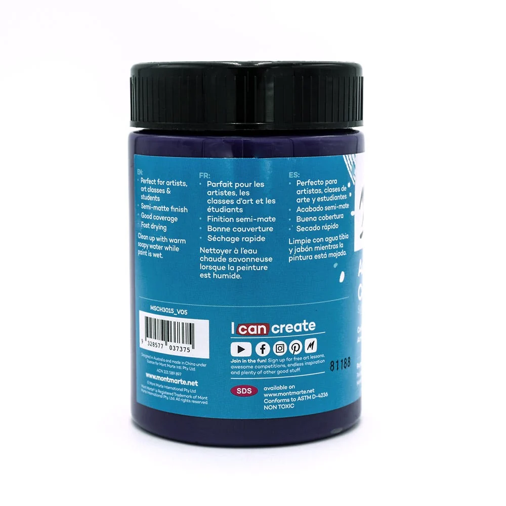 Acrylic Colour Paint Signature 300ml (10.1 US fl.oz) - Purple - Image 2