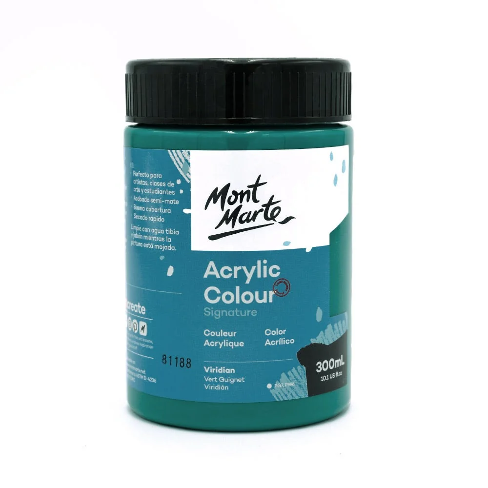 Acrylic Colour Paint Signature 300ml (10.1 US fl.oz) - Viridian