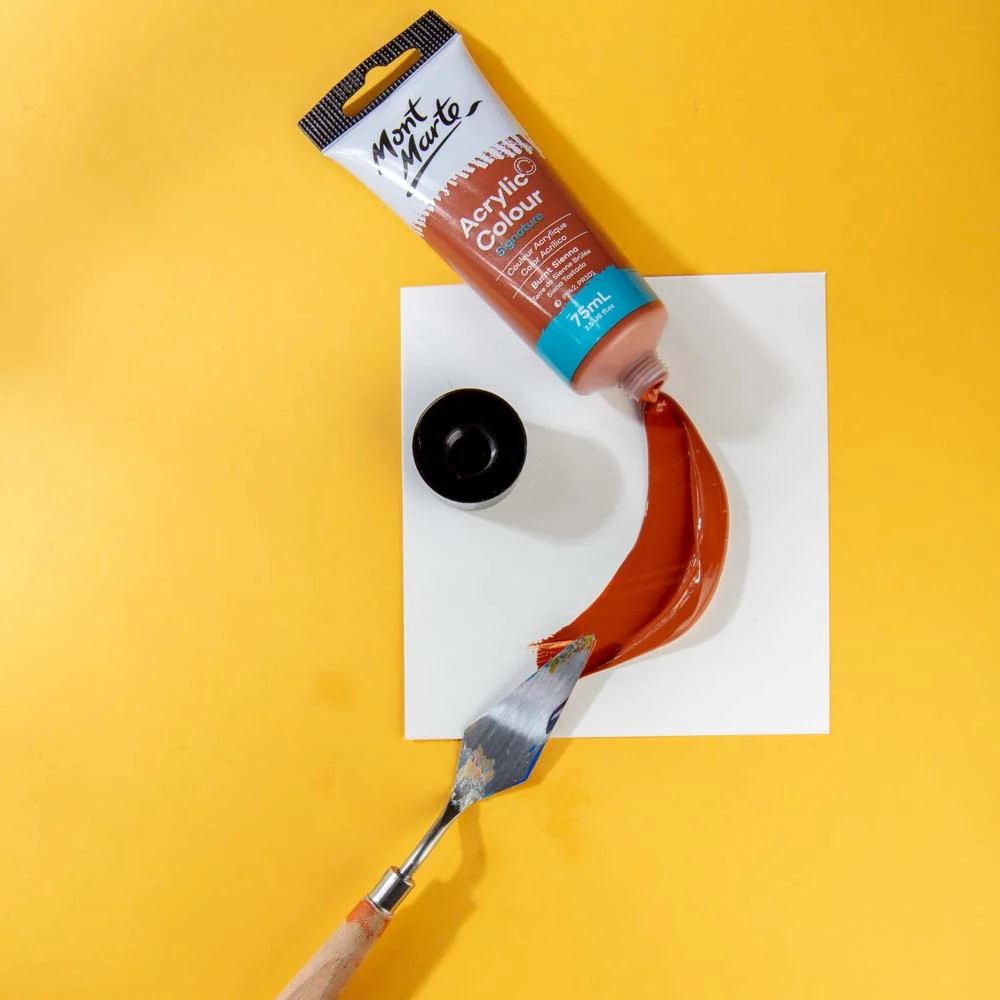 Acrylic Colour Paint Signature 75ml (2.5 US fl.oz) Tube - Burnt Sienna - Image 2