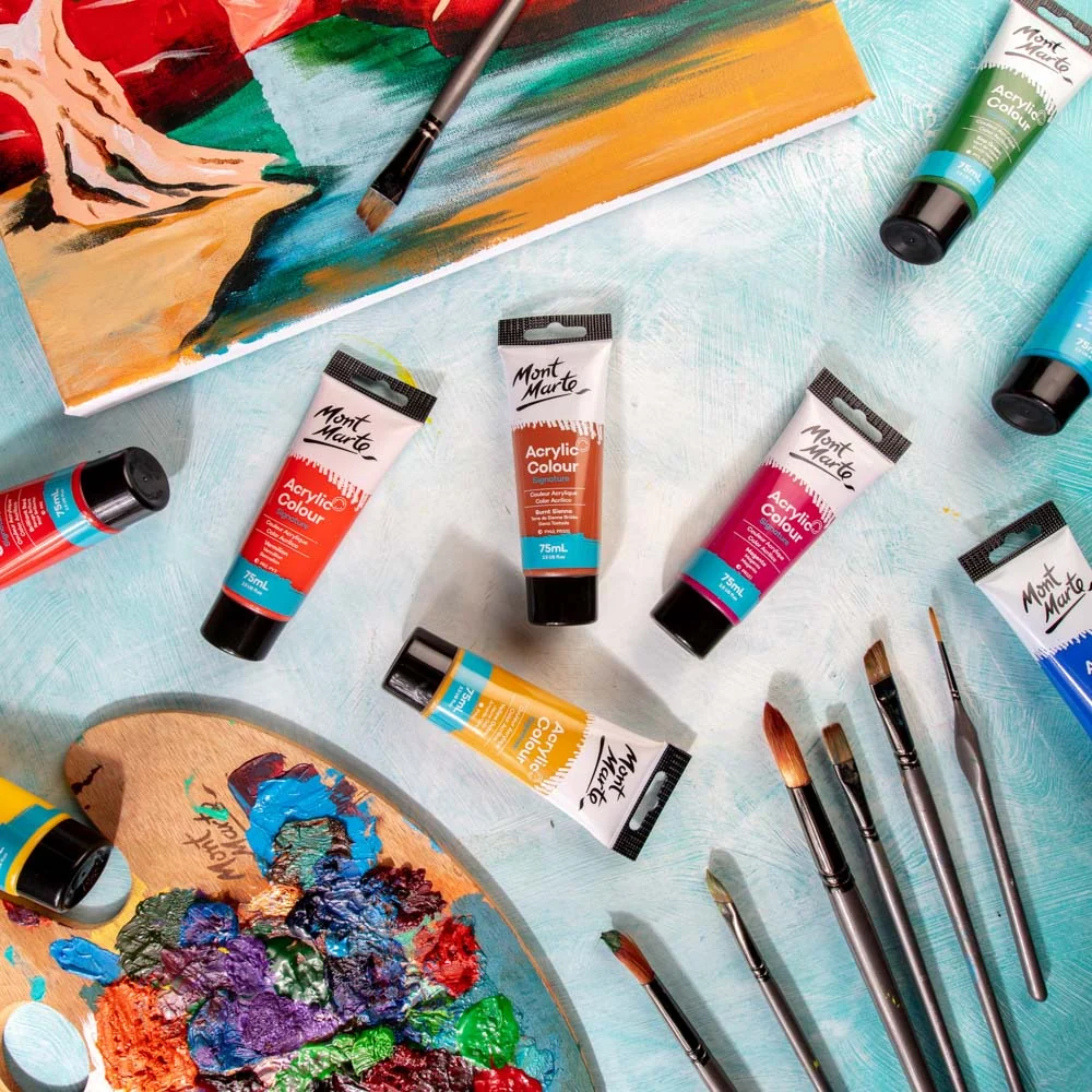 Acrylic Colour Paint Signature 75ml (2.5 US fl.oz) Tube - Burnt Sienna - Image 9