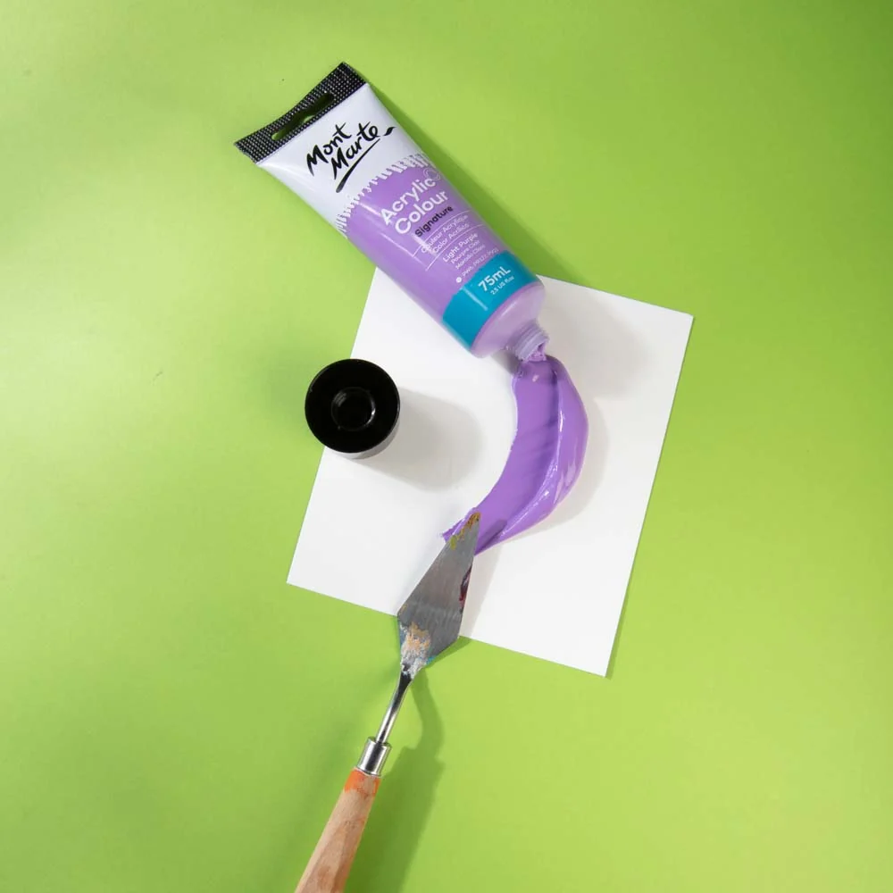 Acrylic Colour Paint Signature 75ml (2.5 US fl.oz) Tube - Light Purple - Image 2