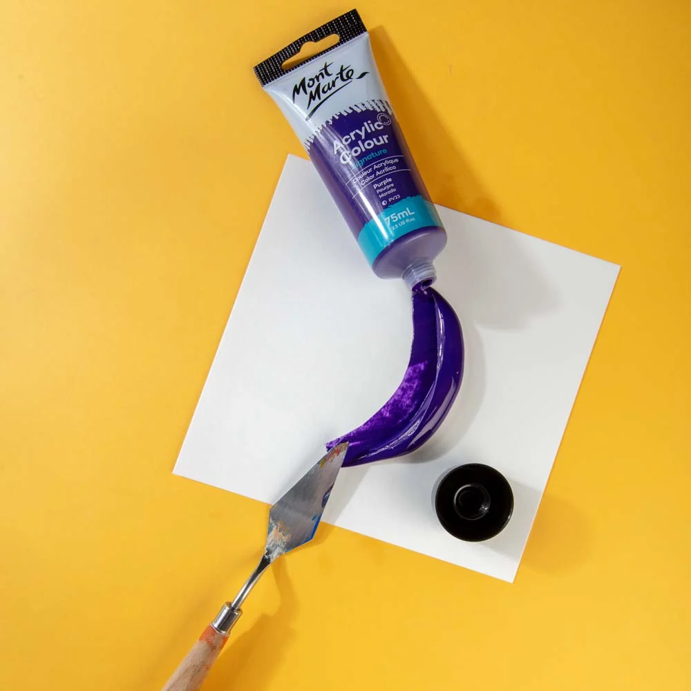 Acrylic Colour Paint Signature 75ml (2.5 US fl.oz) Tube - Purple - Image 2