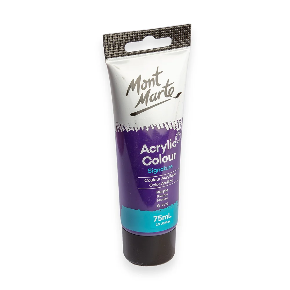 Acrylic Colour Paint Signature 75ml (2.5 US fl.oz) Tube - Purple - Image 3
