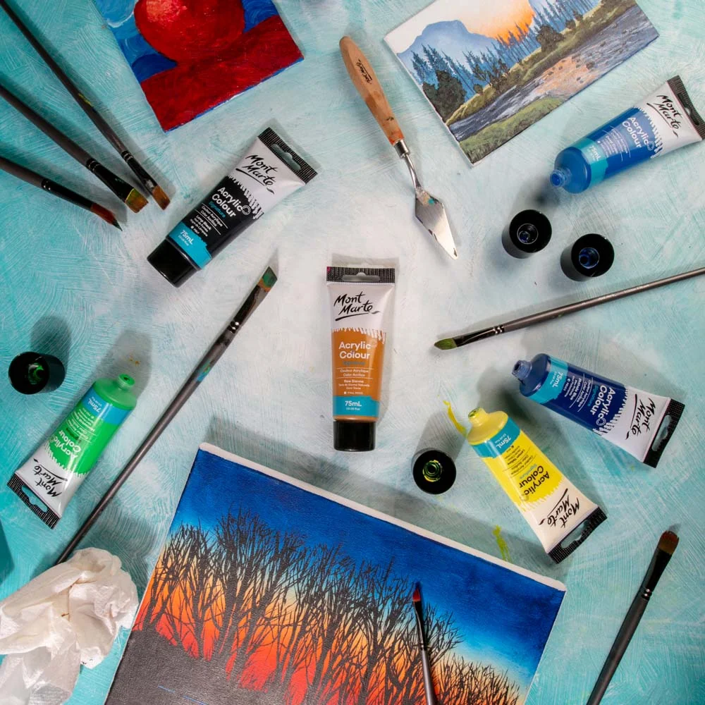 Acrylic Colour Paint Signature 75ml (2.5 US fl.oz) Tube - Raw Sienna - Image 8