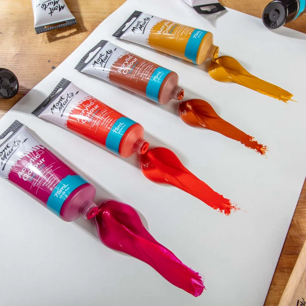 Acrylic Colour Paint Signature 75ml (2.5 US fl.oz) Tube - Yellow Ochre - Image 5
