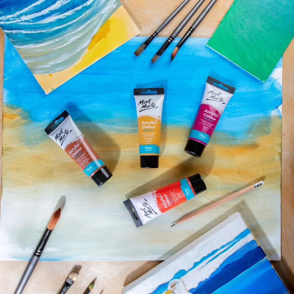 Acrylic Colour Paint Signature 75ml (2.5 US fl.oz) Tube - Yellow Ochre - Image 7