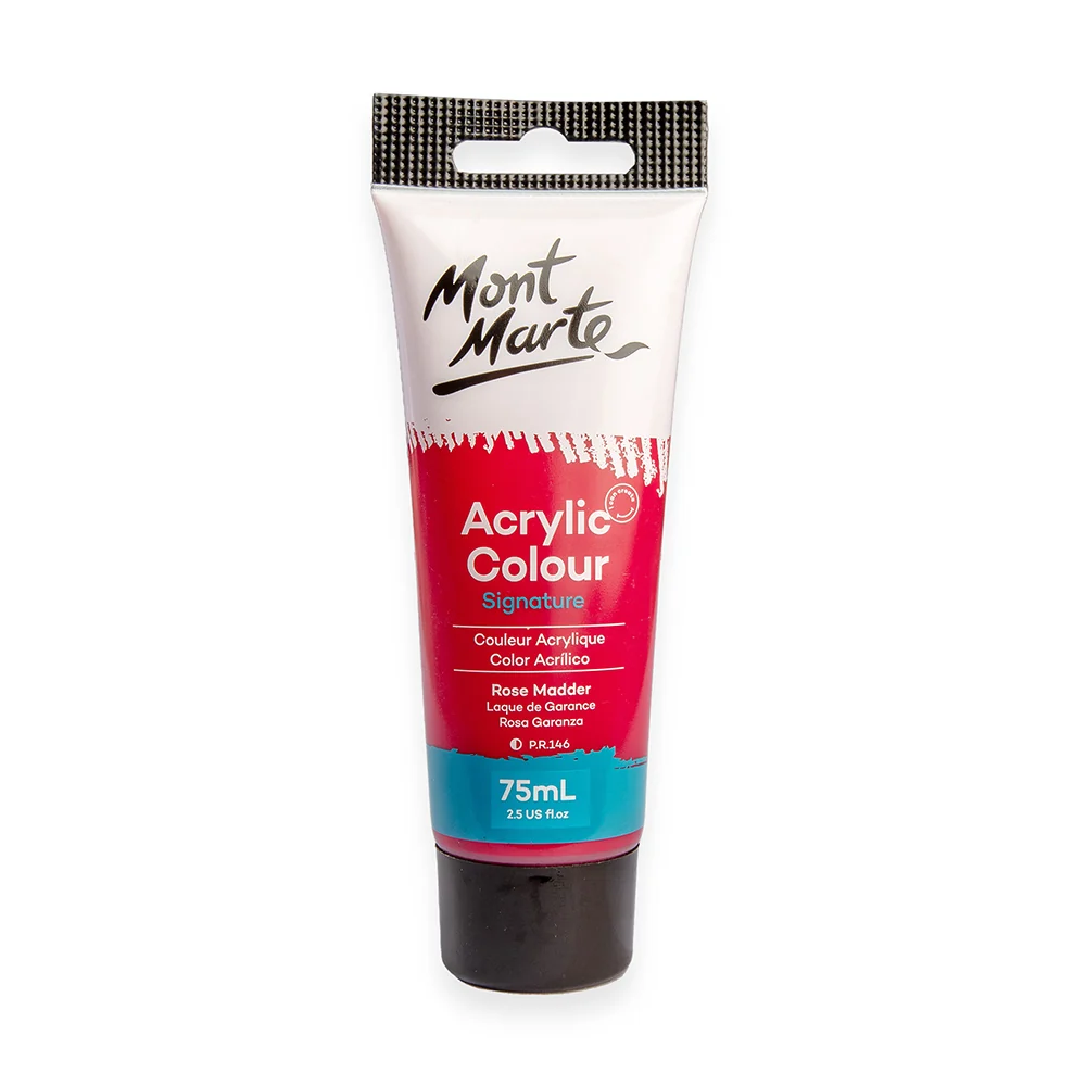 Acrylic Colour Paint Signature 75ml (2.5 US fl.oz) Tube - Rose Madder