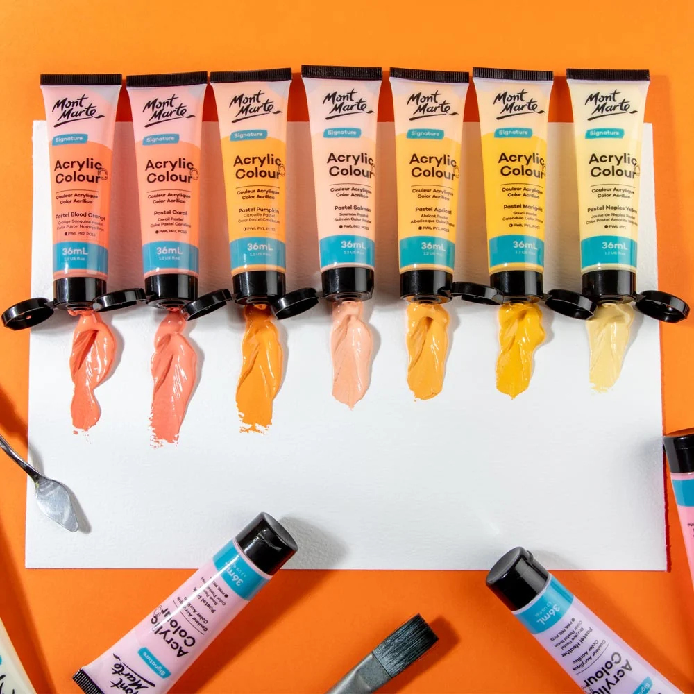Acrylic Colour Pastel Paint Set Signature 24pc x 36ml (1.2 US fl.oz) - Image 7