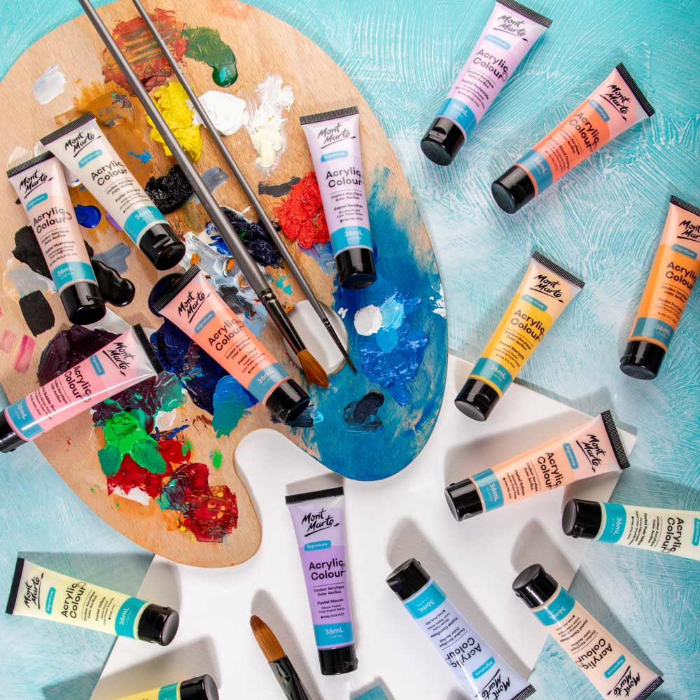 Acrylic Colour Pastel Paint Set Signature 24pc x 36ml (1.2 US fl.oz) - Image 9