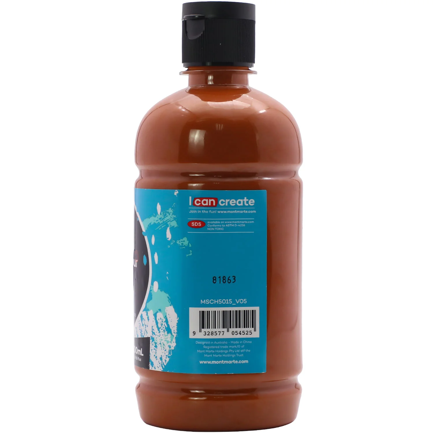 Acrylic Colour Signature 500ml (16.9 US fl.oz) - Burnt Sienna - Image 2