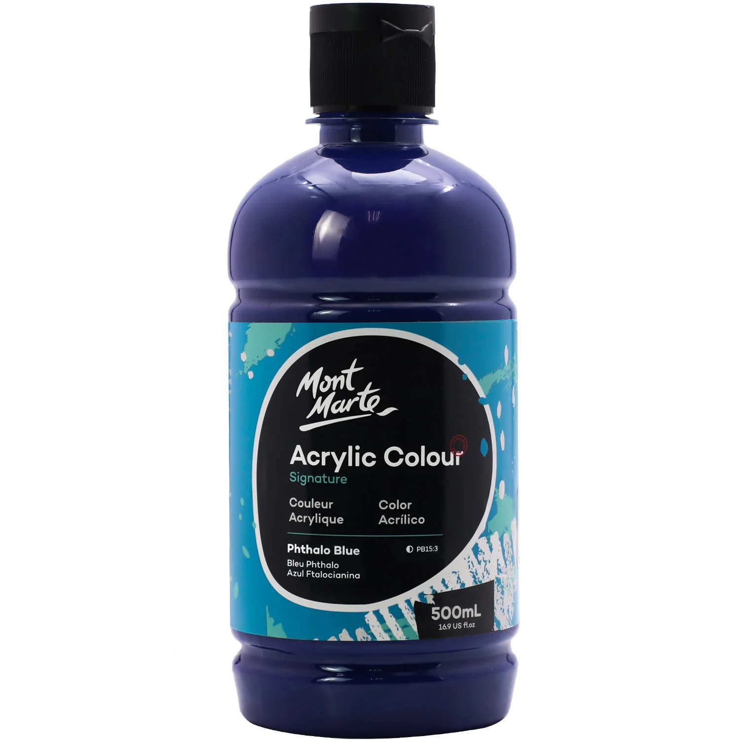 Acrylic Colour Signature 500ml (16.9 US fl.oz) - Phthalo Blue