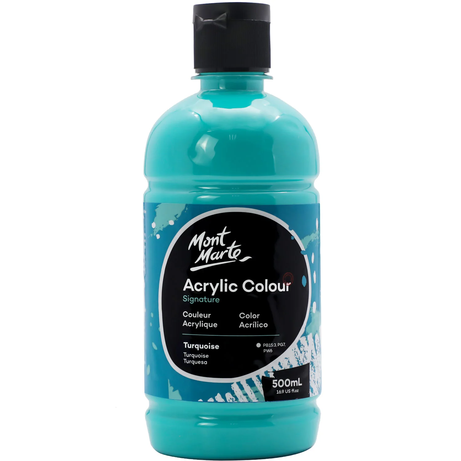 Acrylic Colour Signature 500ml (16.9 US fl.oz) - Turquoise