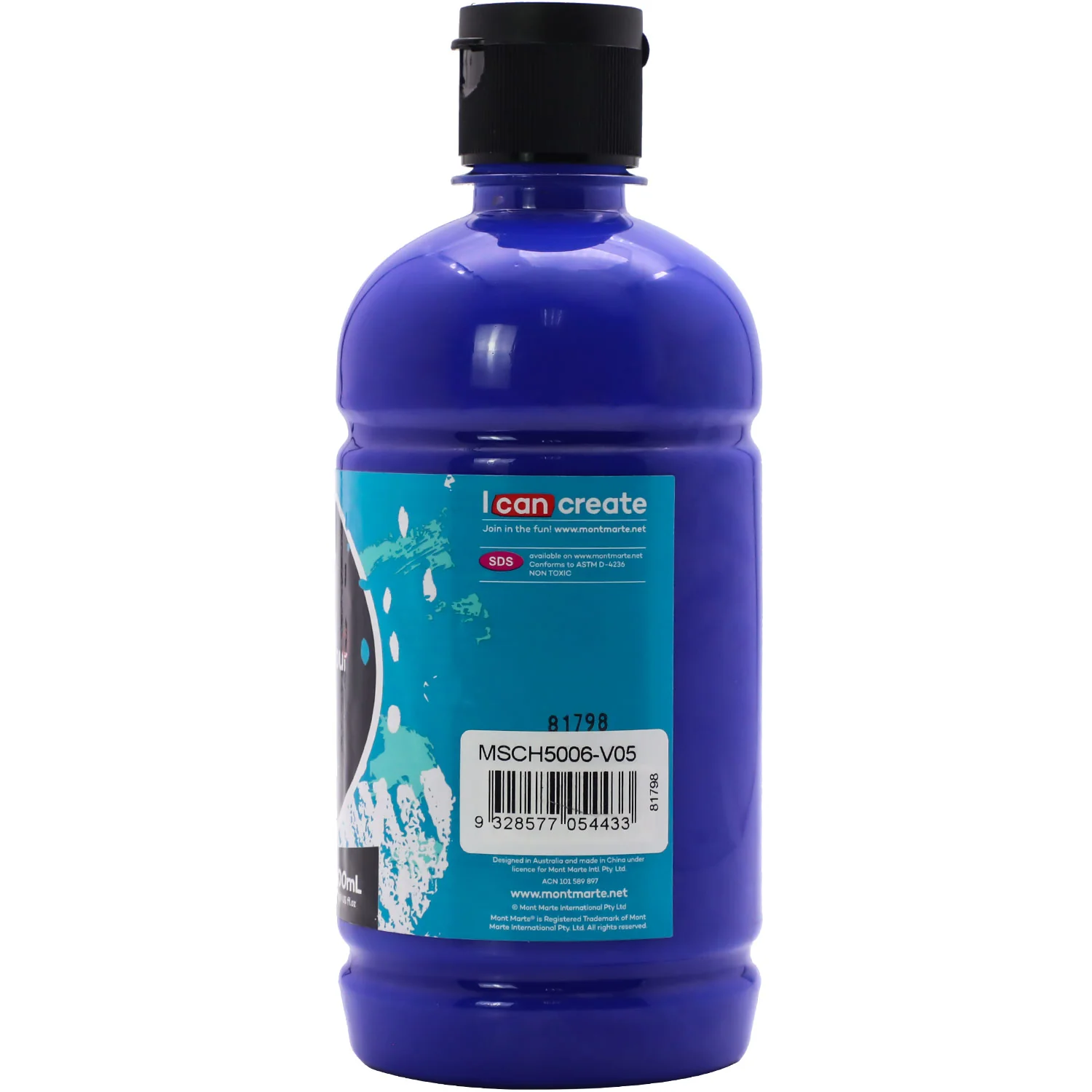 Acrylic Colour Signature 500ml (16.9 US fl.oz) - Ultramarine Blue - Image 2