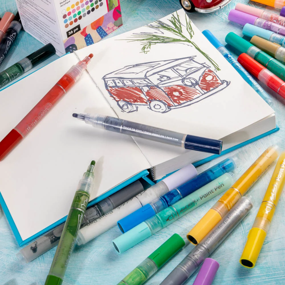 Acrylic Paint Pens Broad Tip Signature 36pc - Image 9