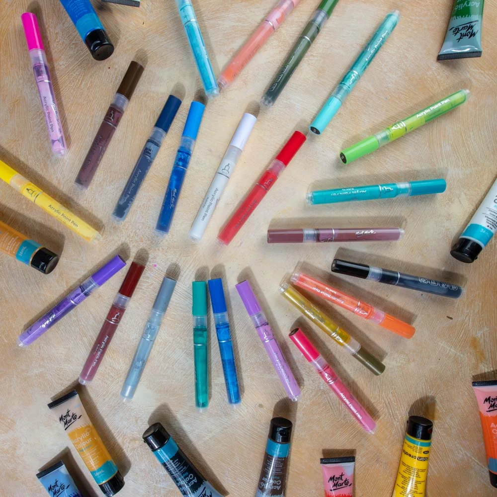 Acrylic Paint Pens in Case Broad Tip Signature 24pc - Image 10