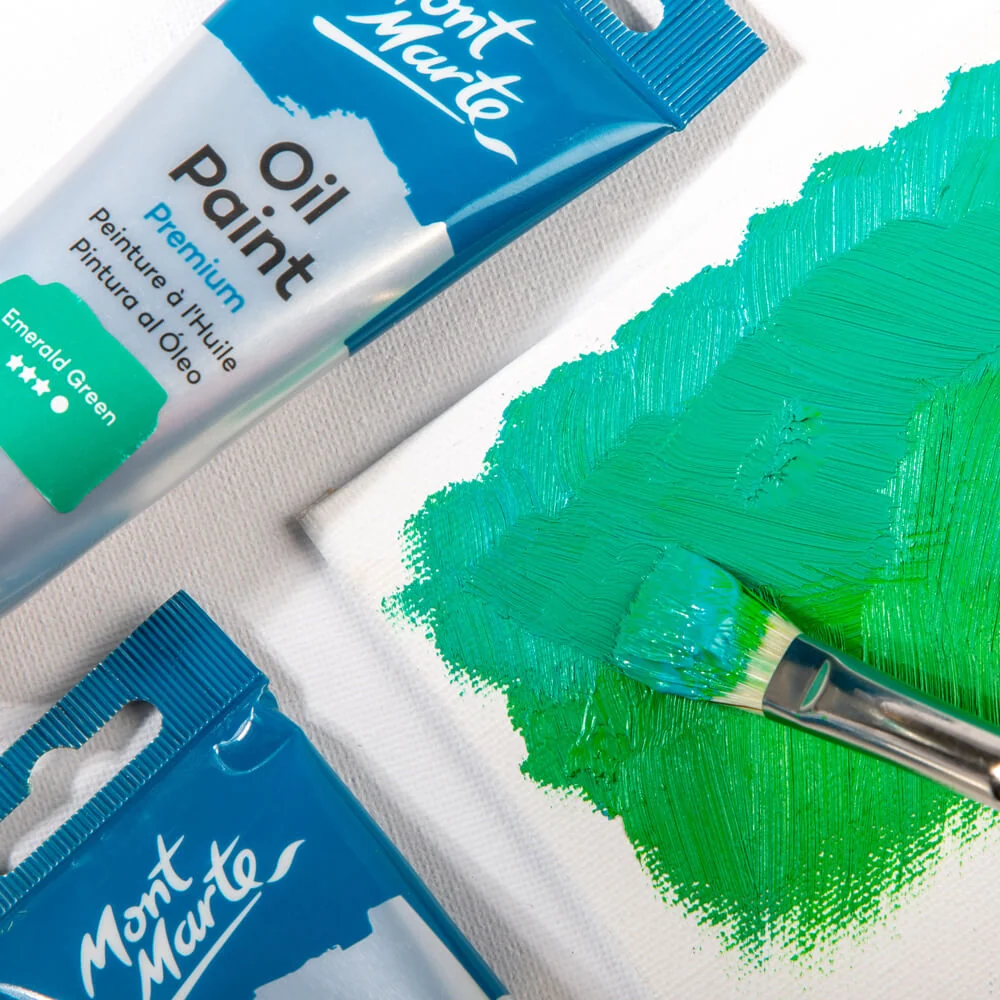 Artist Oil Brush Premium Chungking Flat 10 - Image 4