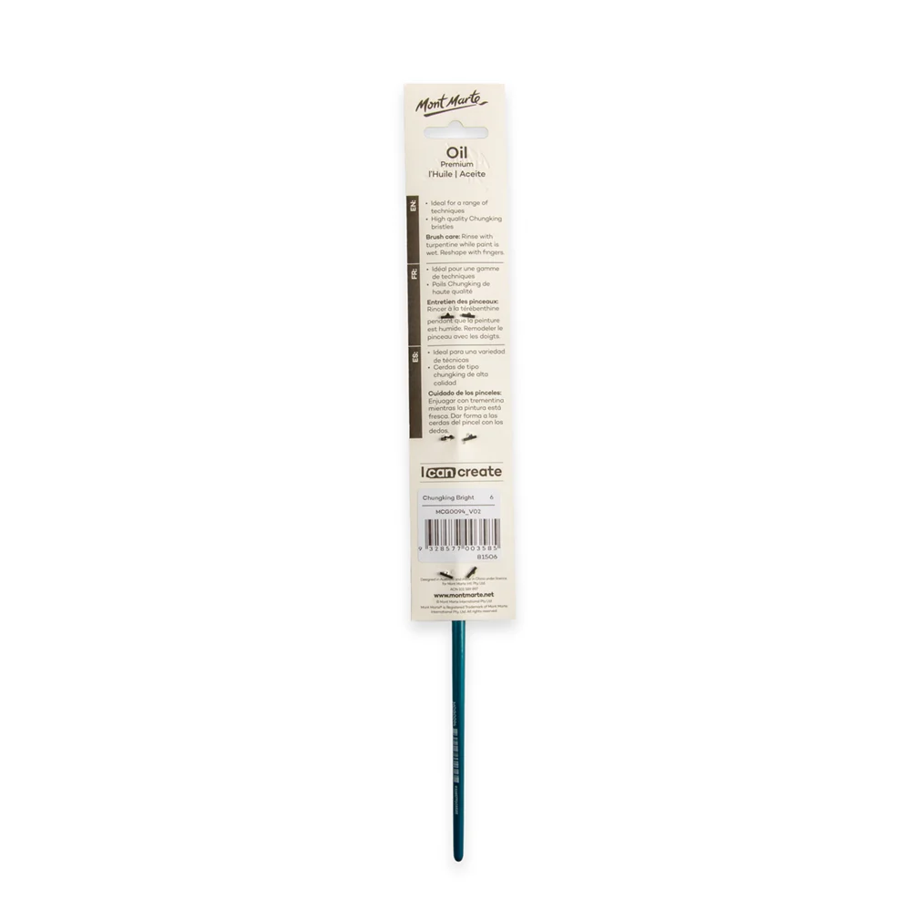 Artist Oil Brush Premium Chungking Bright 6 - Image 4