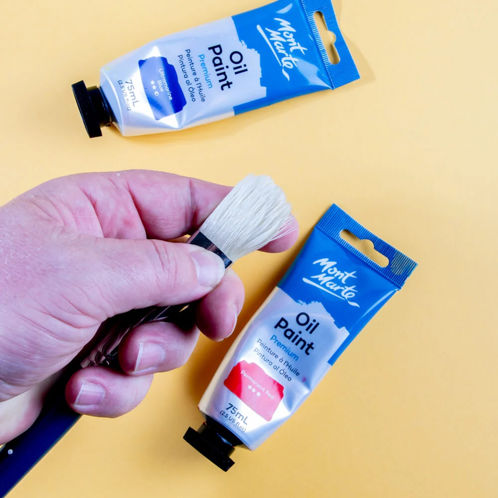 Artist Oil Brush Premium Chungking Filbert 24 - Image 6