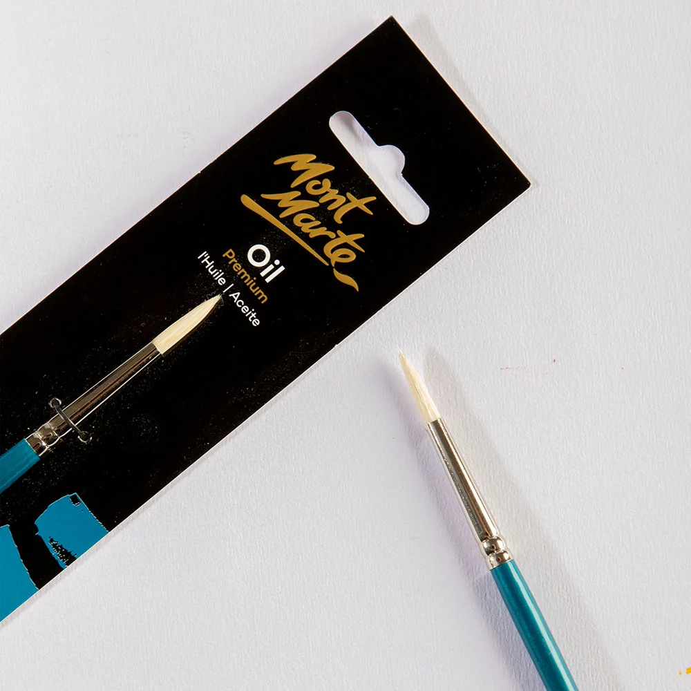 Artist Oil Brush Premium Chungking Round 2 - Image 2
