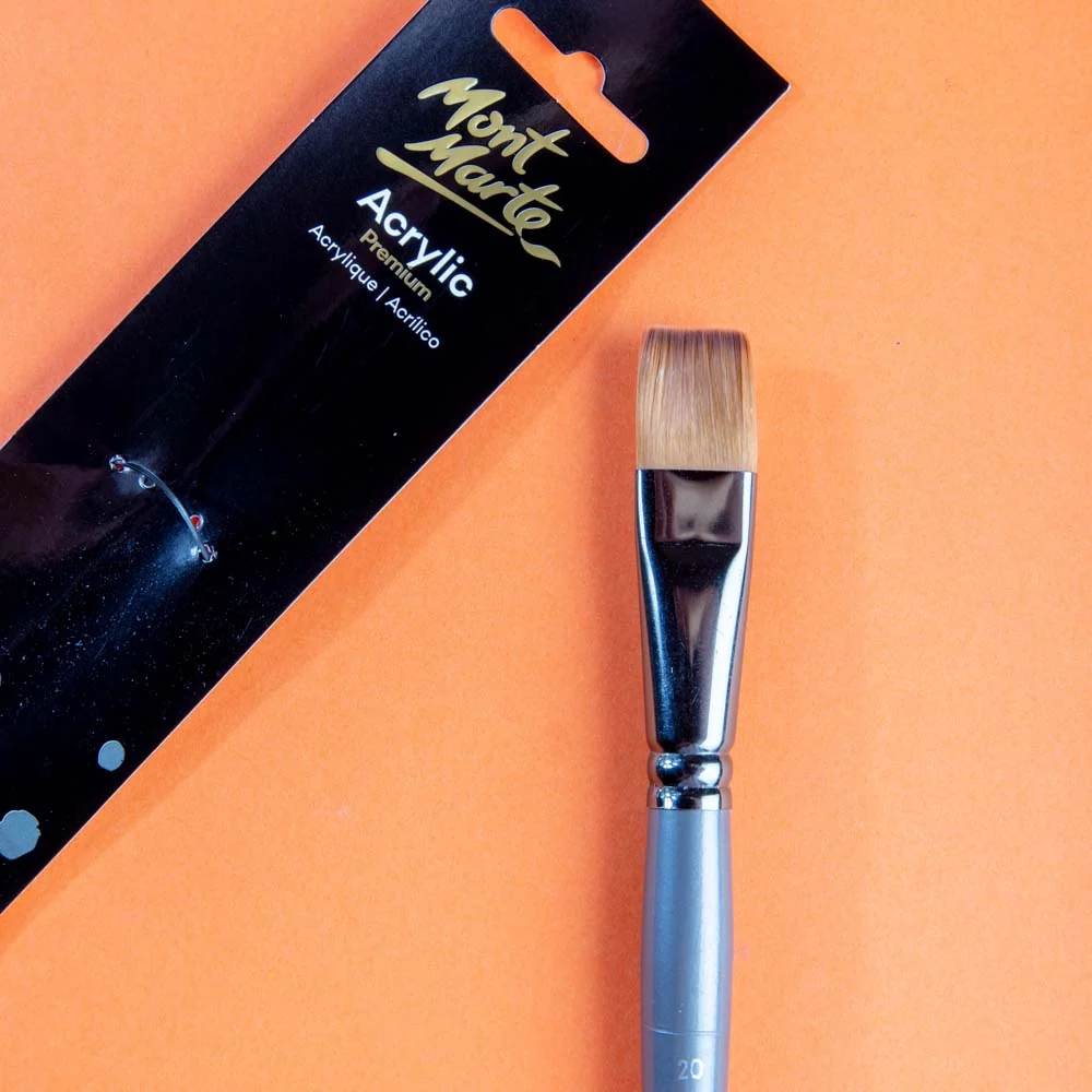 Artist Brush Premium Taklon Bright Short 20 - Image 2
