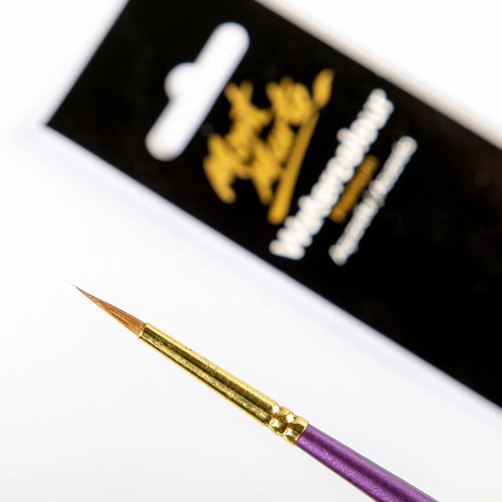 Artist Watercolour Brush Premium Sable Round 2 - Image 2