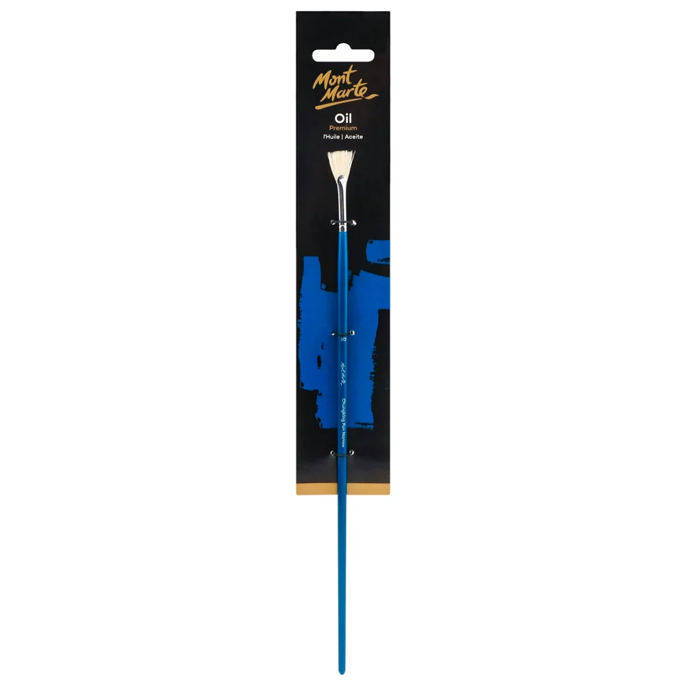 Artist Oil Brush Premium Chungking Fan Narrow 2/0