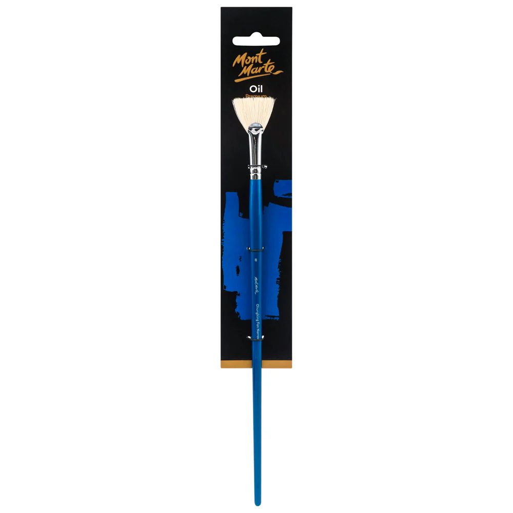Artist Oil Brush Premium Chungking Fan Narrow 8