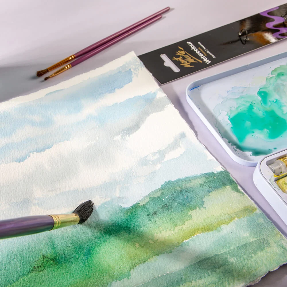 Artist Watercolour Brush Round Premium 6 - Image 5