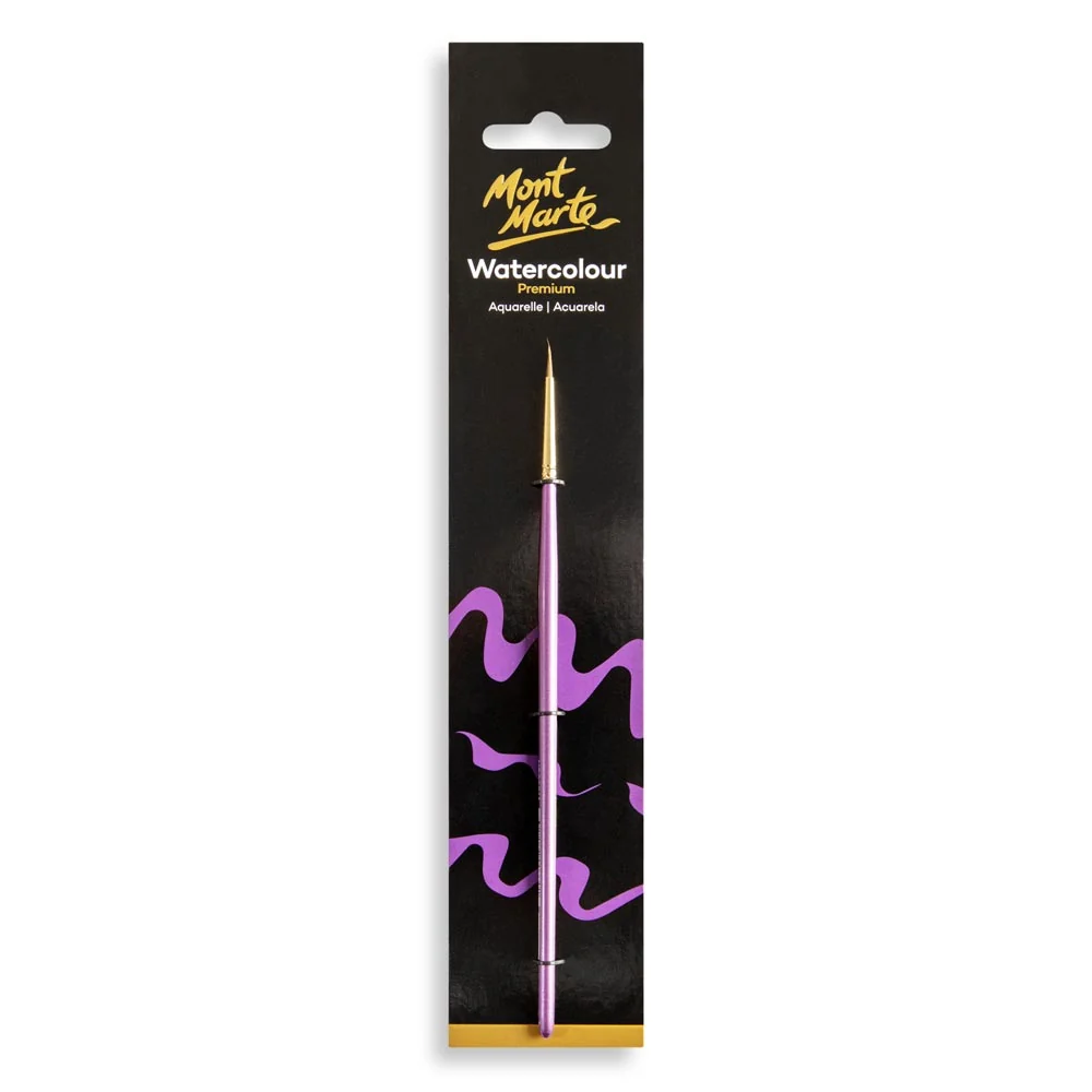 Artist Watercolour Brush Premium Sable Round 0