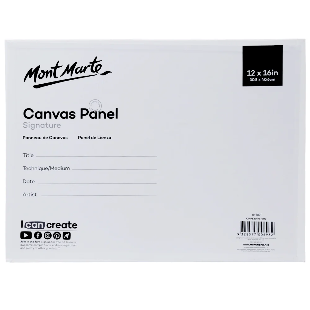 Canvas Panel Signature 1pc 30.5 x 40.6cm (12 x 16in) - Image 3