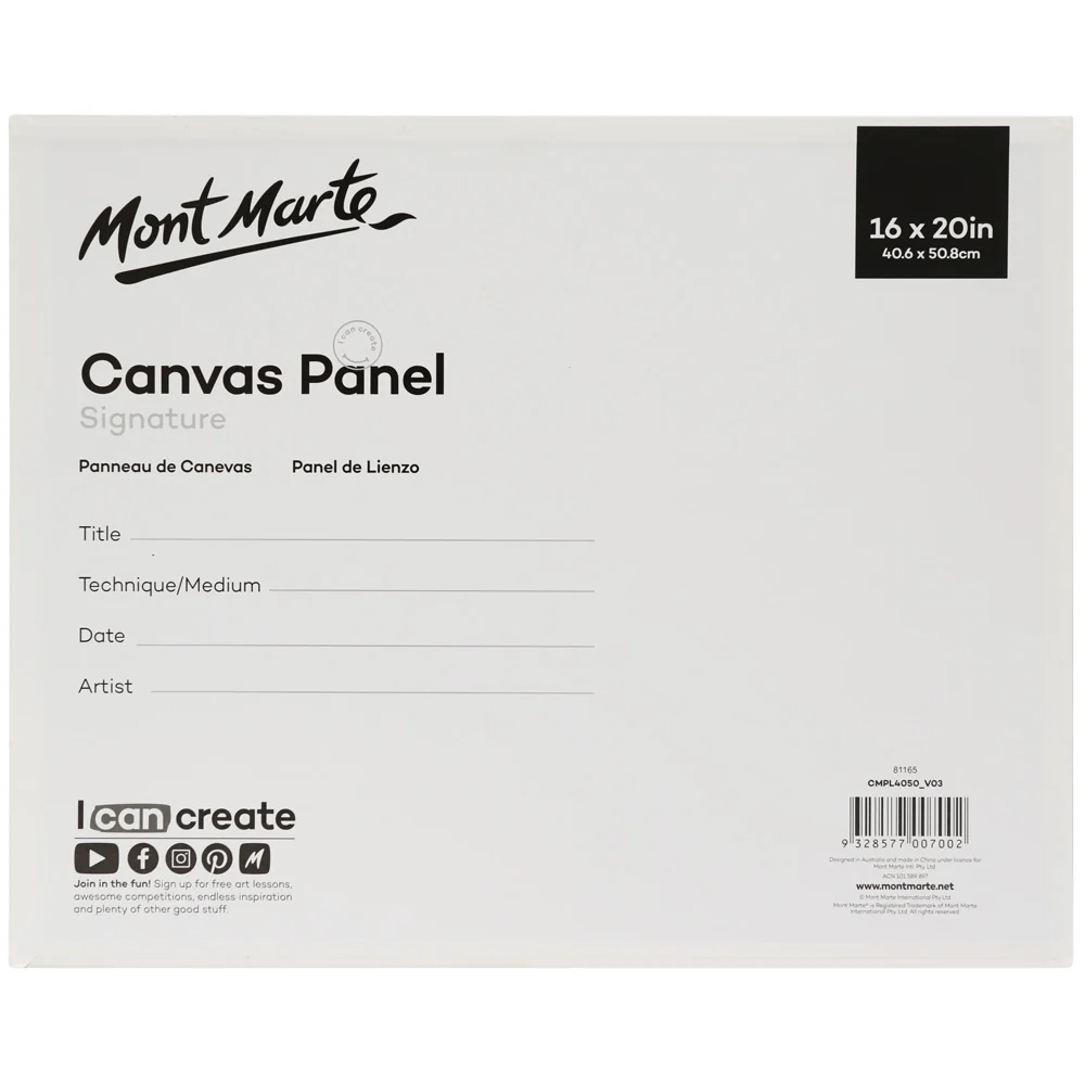 Canvas Panel Signature 1pc 40.6 x 50.8cm (16 x 20in) - Image 2