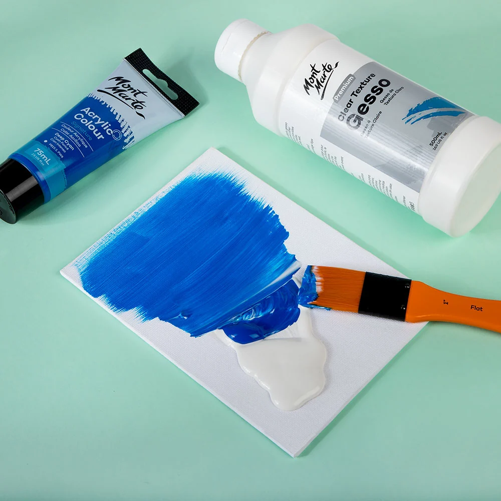 Clear Texture Gesso Premium 500ml (16.9oz) - Image 5