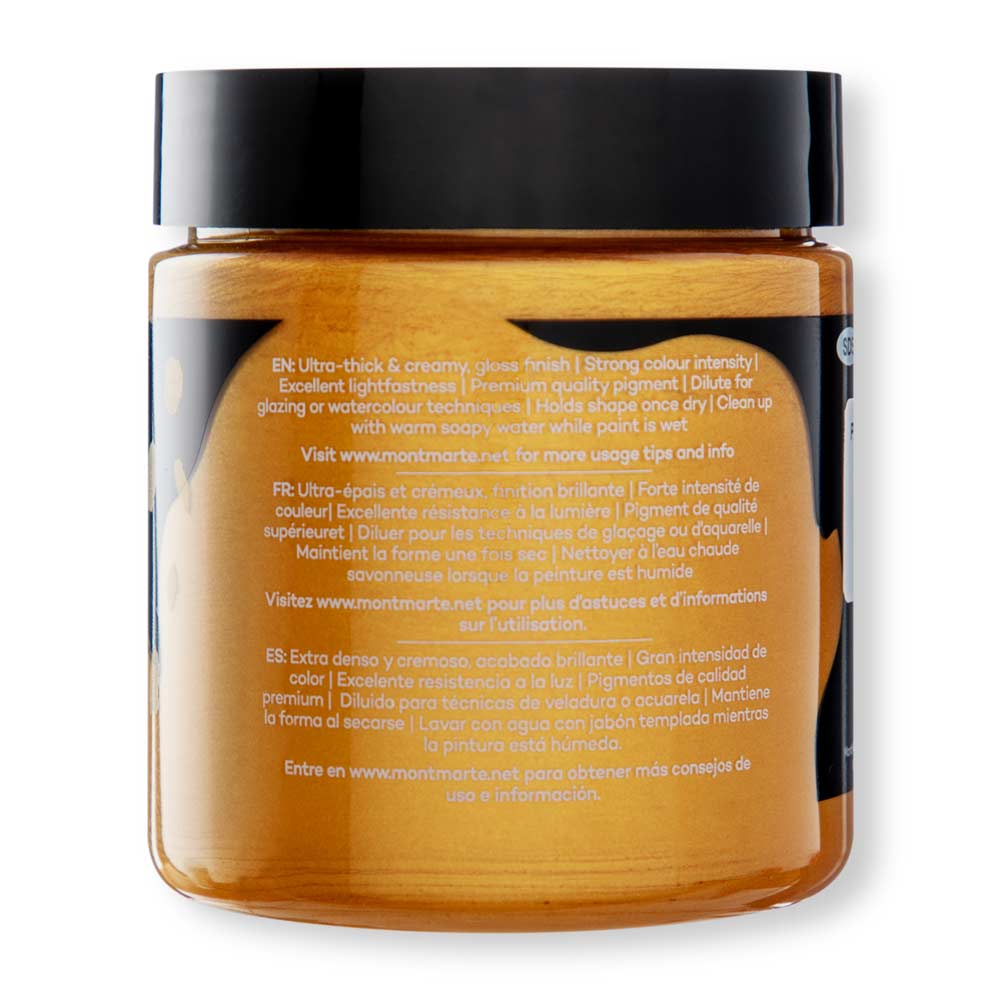 Dimension Acrylic Premium 250ml (8.5 US fl.oz) - Gold - Image 3
