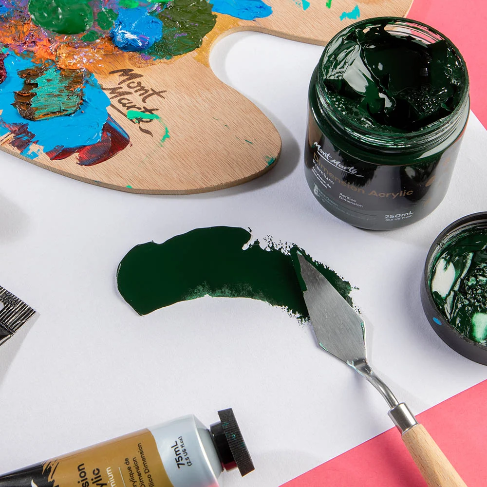 Dimension Acrylic Premium 250ml (8.5 US fl.oz) - Hookers Green Deep - Image 5