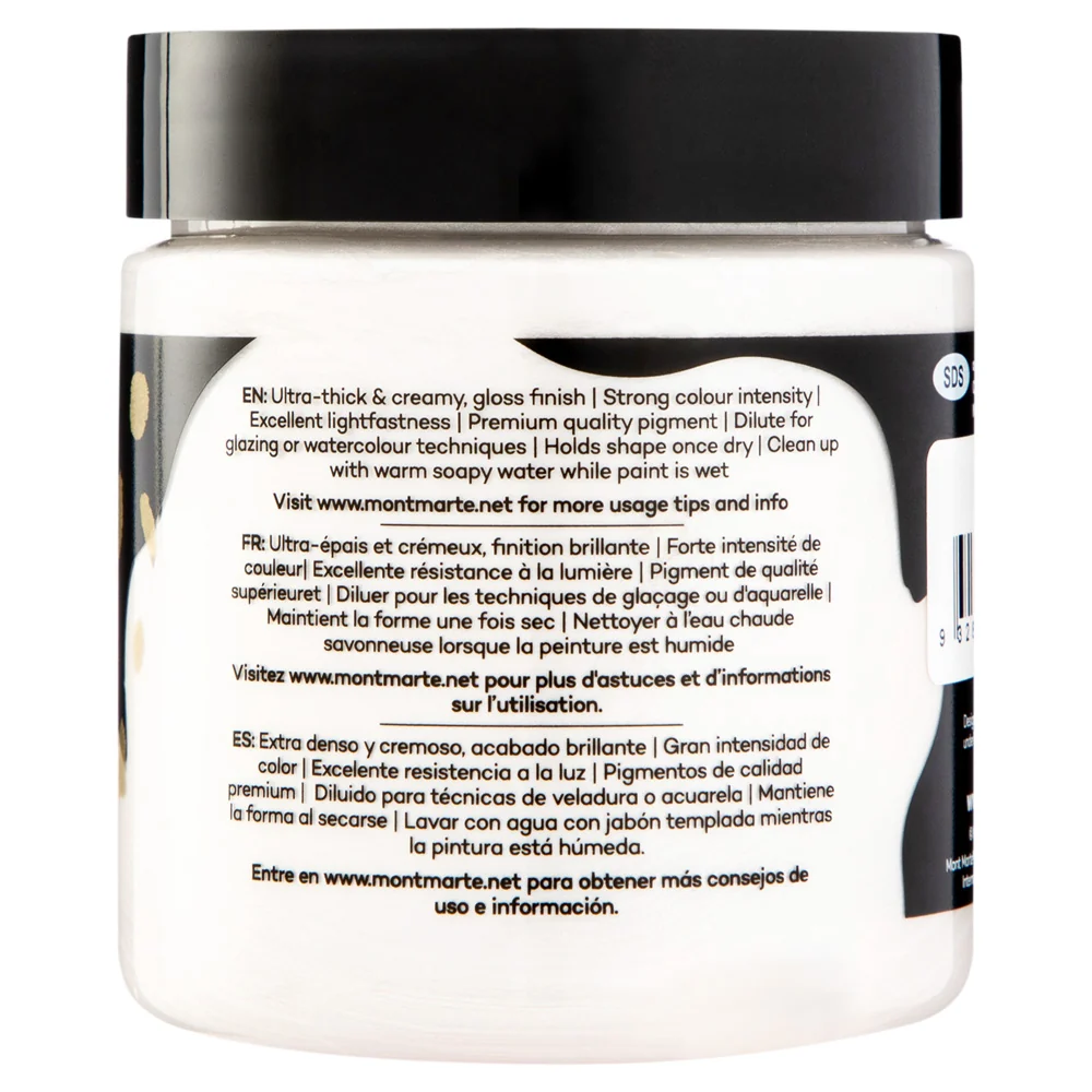 Dimension Acrylic Premium 250ml (8.5 US fl.oz) - Pearl White - Image 4