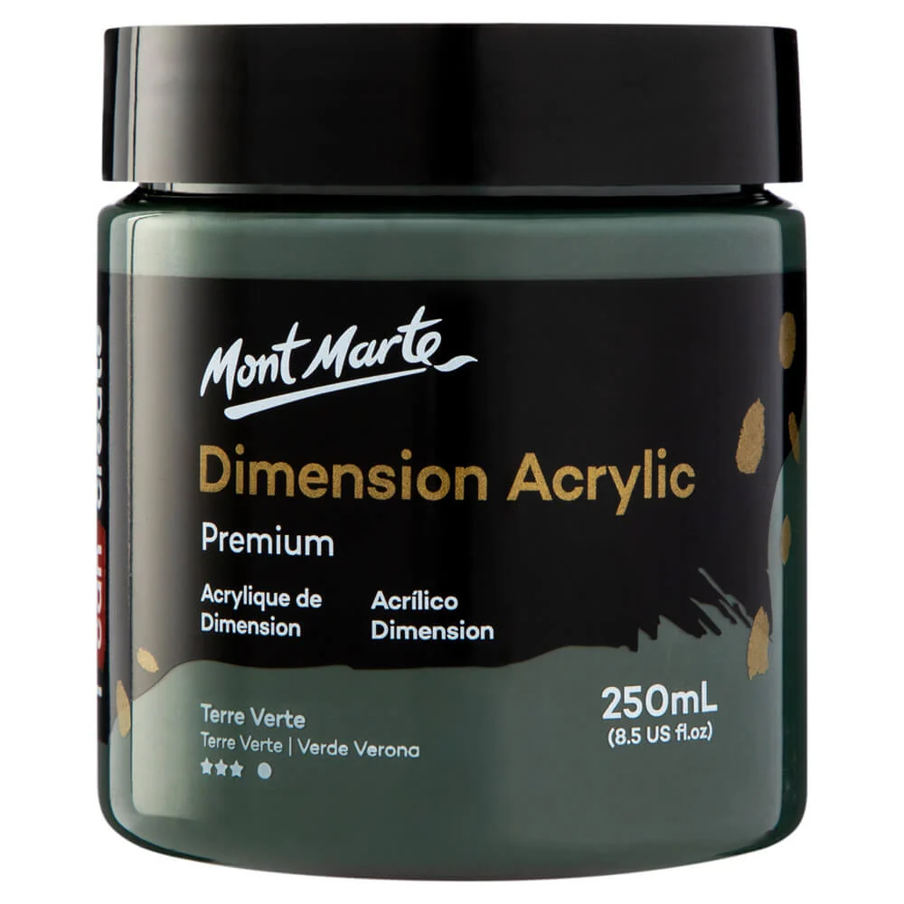 Dimension Acrylic Premium 250ml (8.5 US fl.oz) - Terre Verte