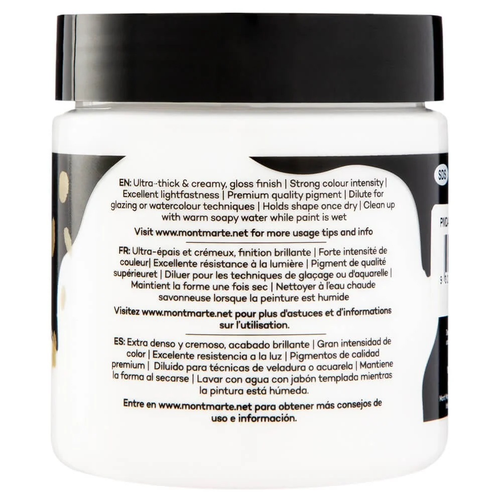 Dimension Acrylic Premium 250ml (8.5 US fl.oz) - Titanium White - Image 3