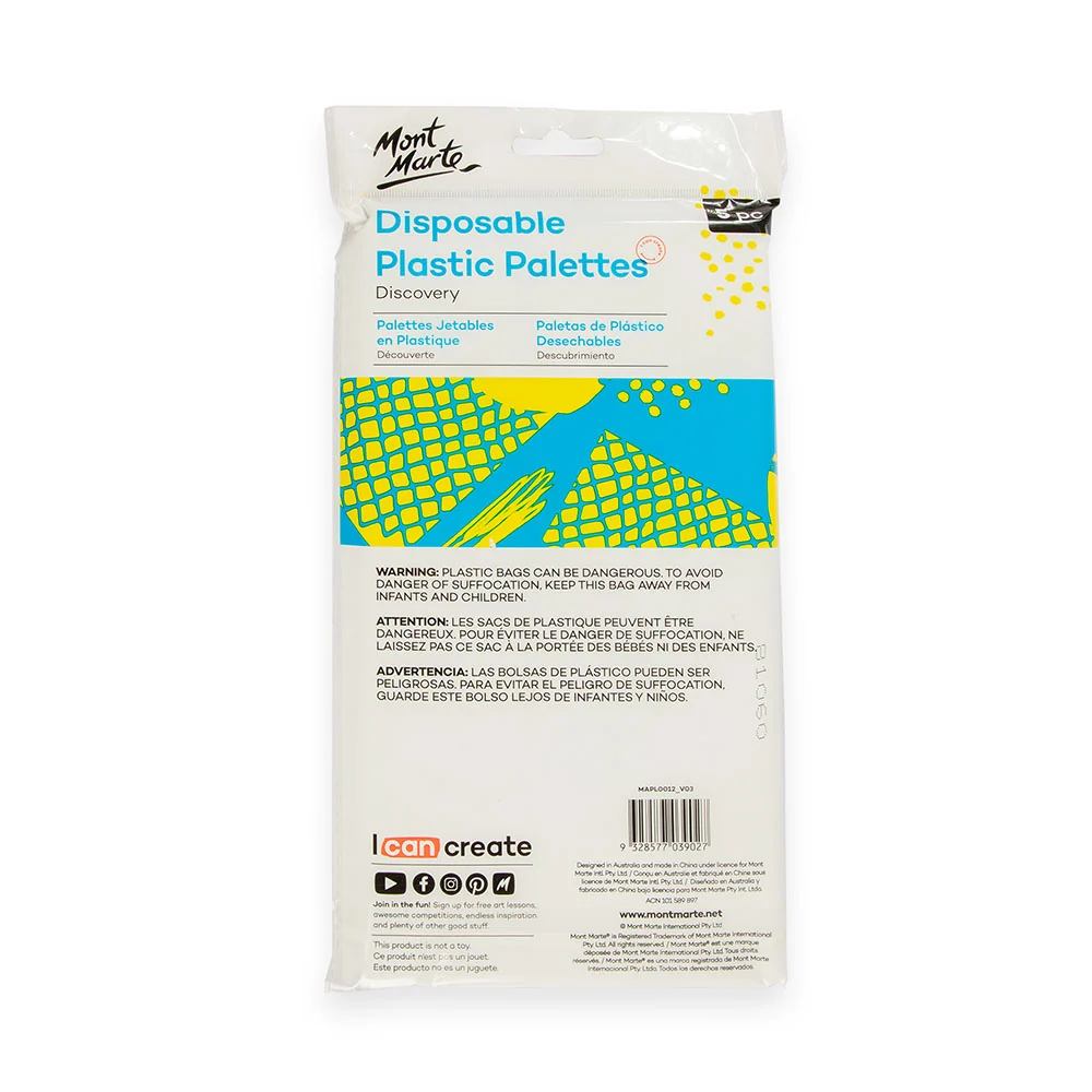 Disposable Plastic Palettes Discovery 5pc - Image 4