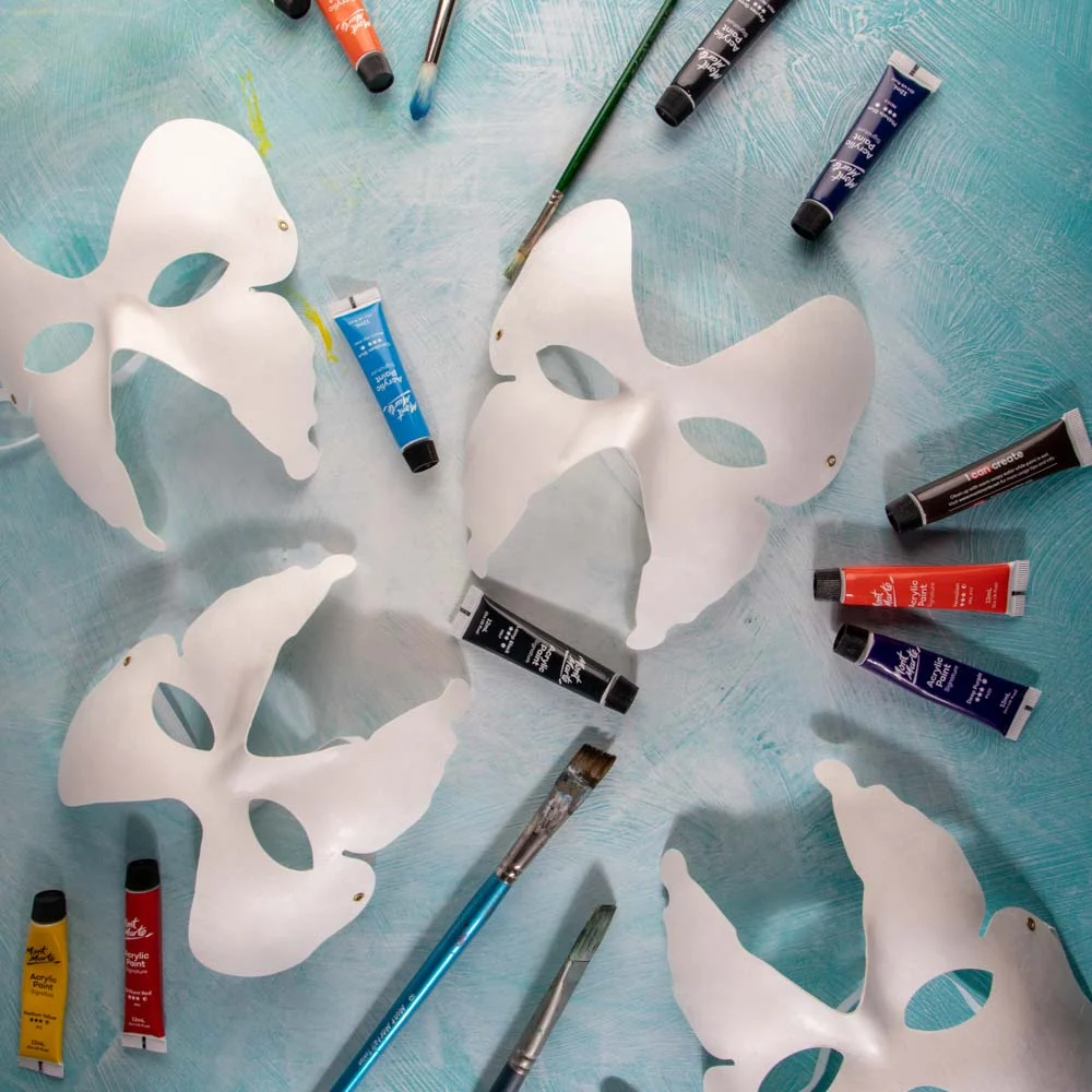 DIY Party Masks Discovery 4pc - Butterfly - Image 7