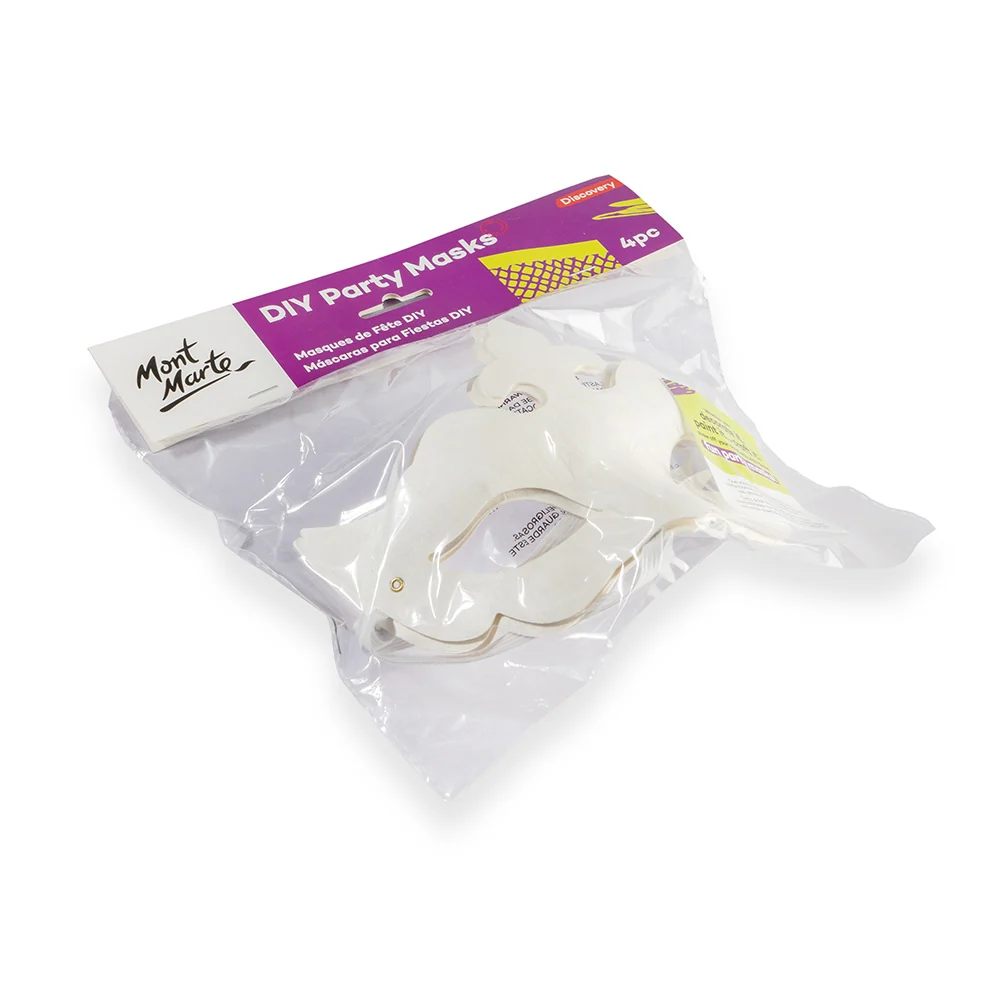 DIY Party Masks Discovery 4pc - Masquerade - Image 3