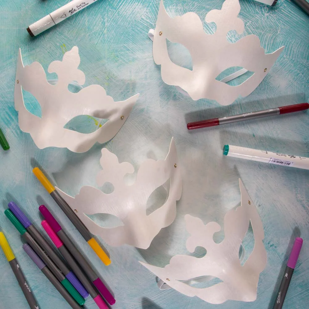 DIY Party Masks Discovery 4pc - Masquerade - Image 7