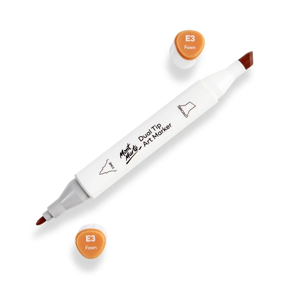 Dual Tip Art Marker Premium - Fawn E3