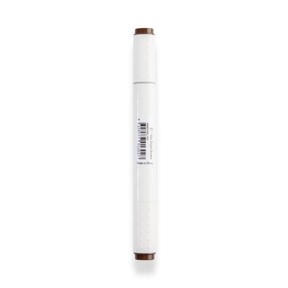 Dual Tip Art Marker Premium - Van Dyke Brown E7 - Image 3