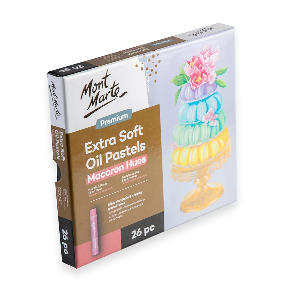 Extra Soft Oil Pastels Macaroon Hues Premium 26pc - Image 3