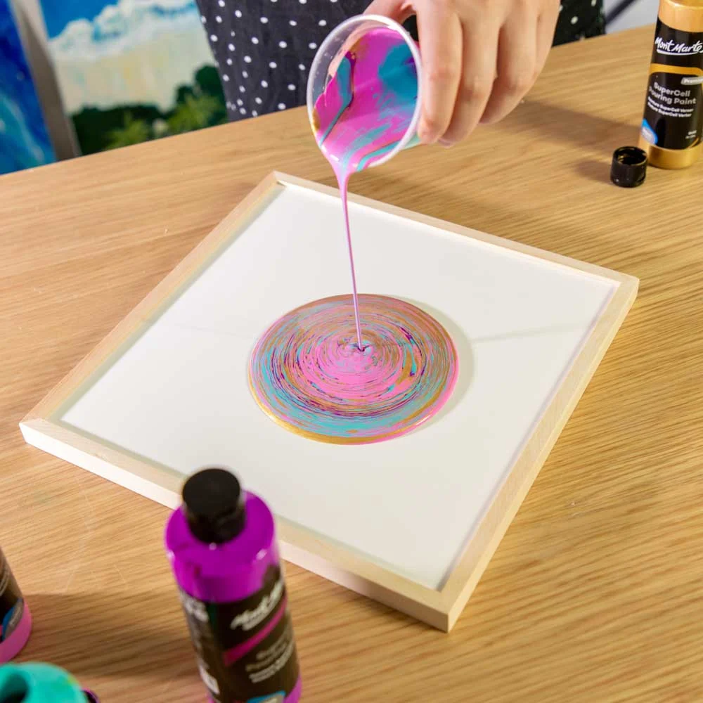 Fluid Art Panel Premium 30 x 30cm (12 x 12in) - Image 2