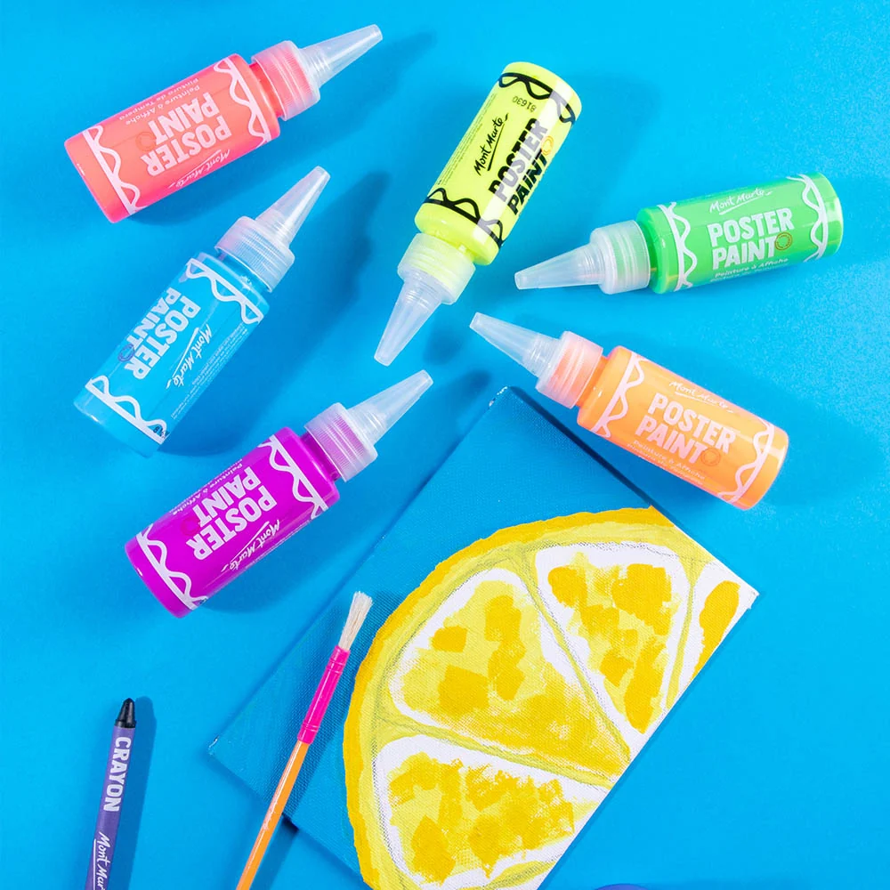 Fluoro Poster Paints 6pc x 60ml (2 US fl.oz) - Image 9