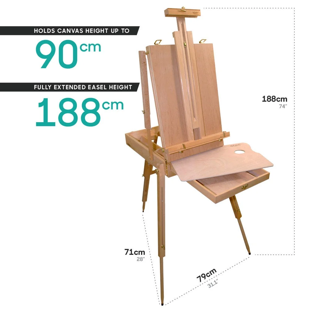 French Box Easel Extra large - Image 4