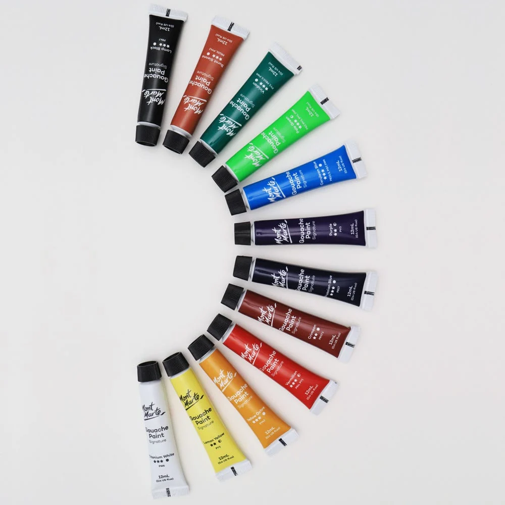 Gouache Paints Set Signature 12pc x 12ml (0.4 US fl.oz) - Image 3