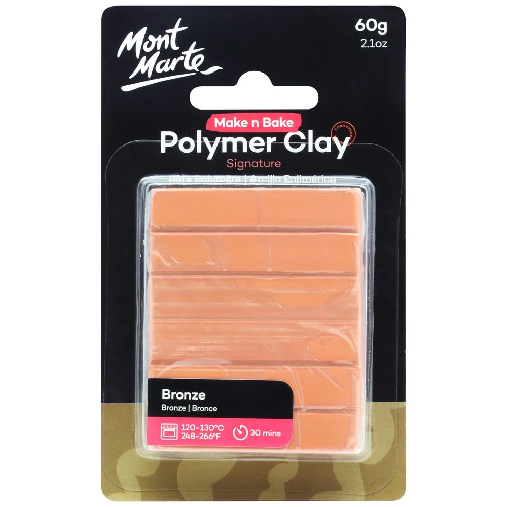 Make n Bake Polymer Clay Signature 60g (2.1oz) - Bronze